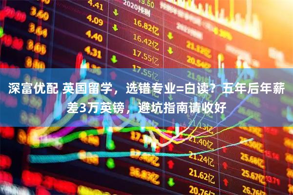 深富优配 英国留学，选错专业=白读？五年后年薪差3万英镑，避坑指南请收好