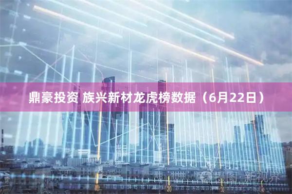 鼎豪投资 族兴新材龙虎榜数据（6月22日）