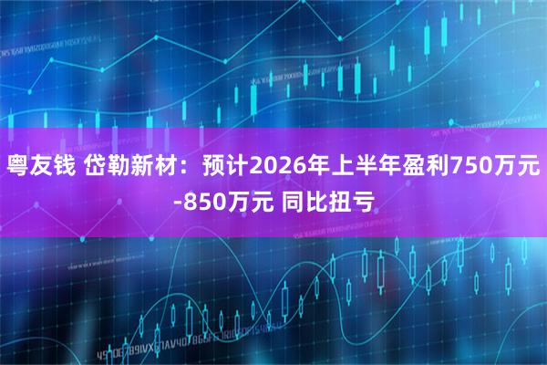 粤友钱 岱勒新材：预计2026年上半年盈利750万元-850万元 同比扭亏